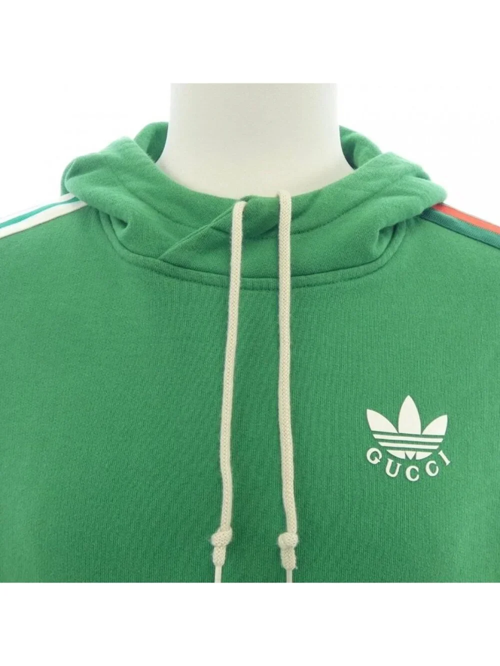 Gucci Adidas Hoodie Green XS